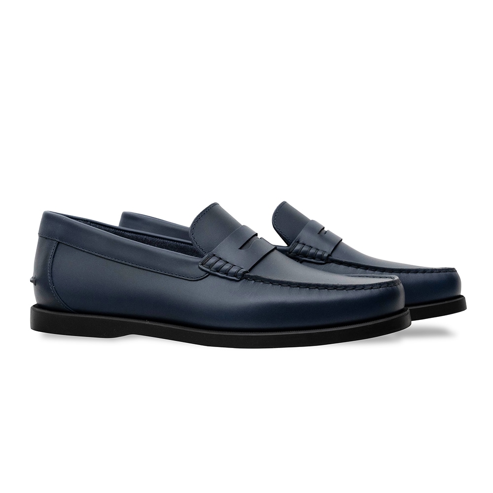 WILTON NAVY モカシン ローファー