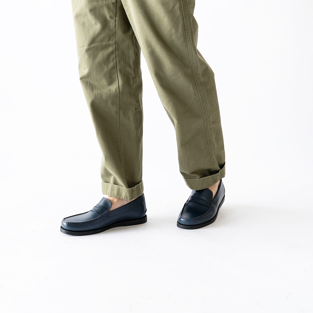 WILTON NAVY モカシン ローファー
