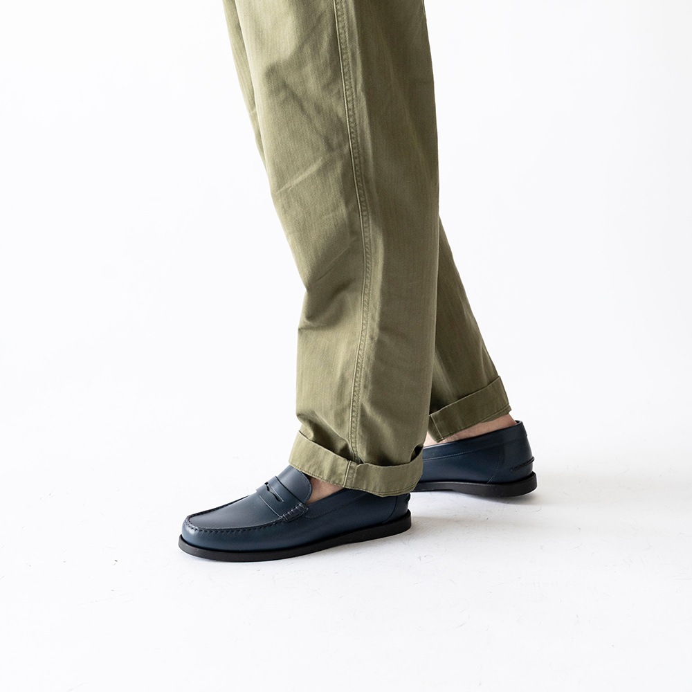 WILTON NAVY モカシン ローファー