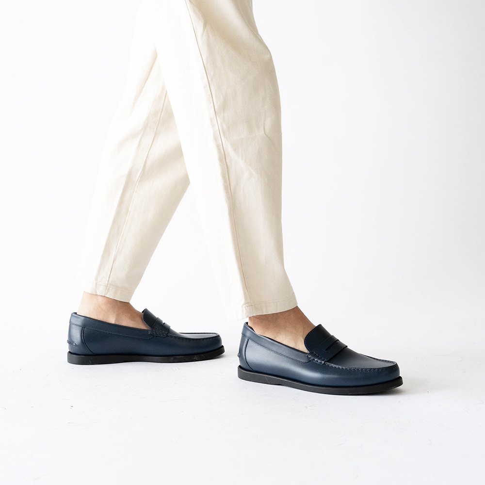 WILTON NAVY モカシン ローファー
