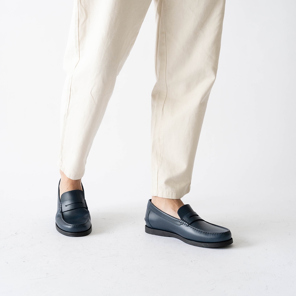 WILTON NAVY モカシン ローファー