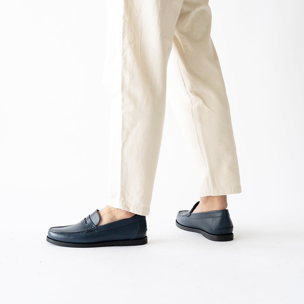 WILTON NAVY モカシン ローファー