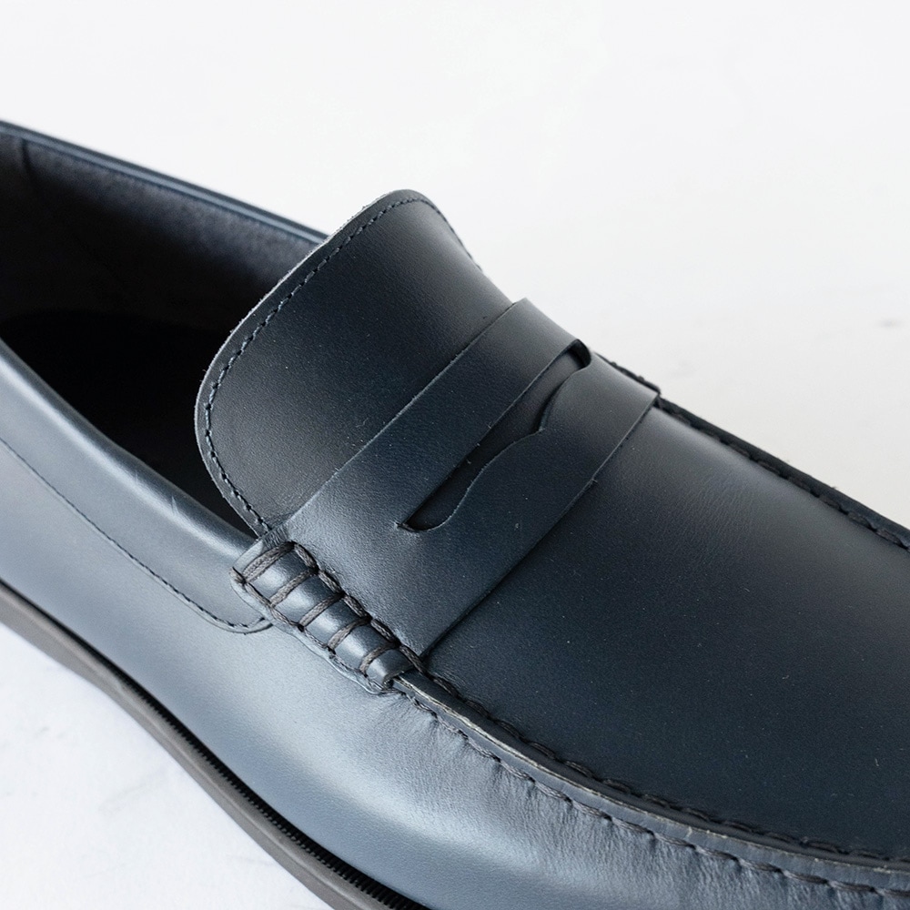WILTON NAVY モカシン ローファー