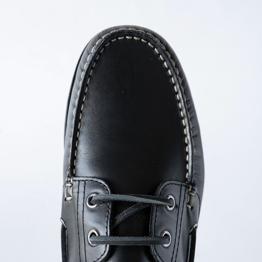 NORFOLK BLACK モカシン デッキシューズ