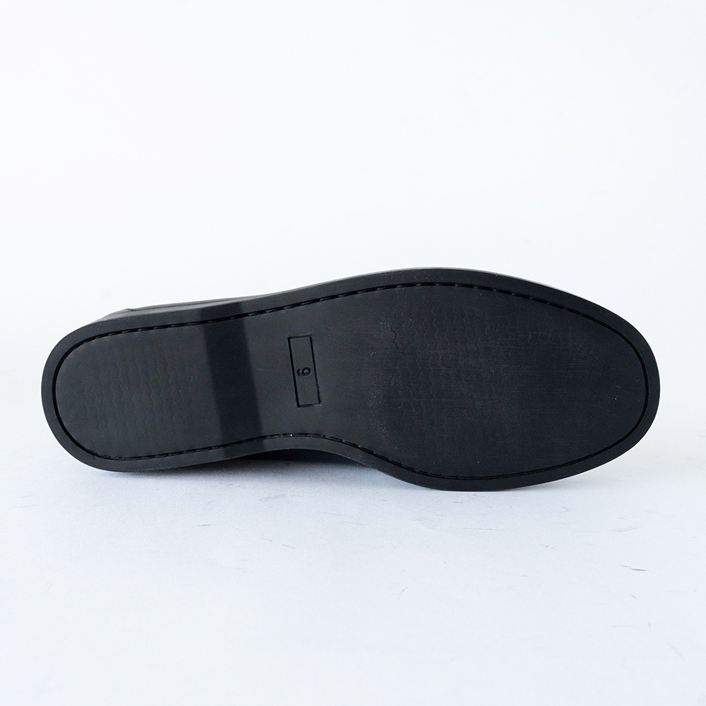 NORFOLK BLACK モカシン デッキシューズ