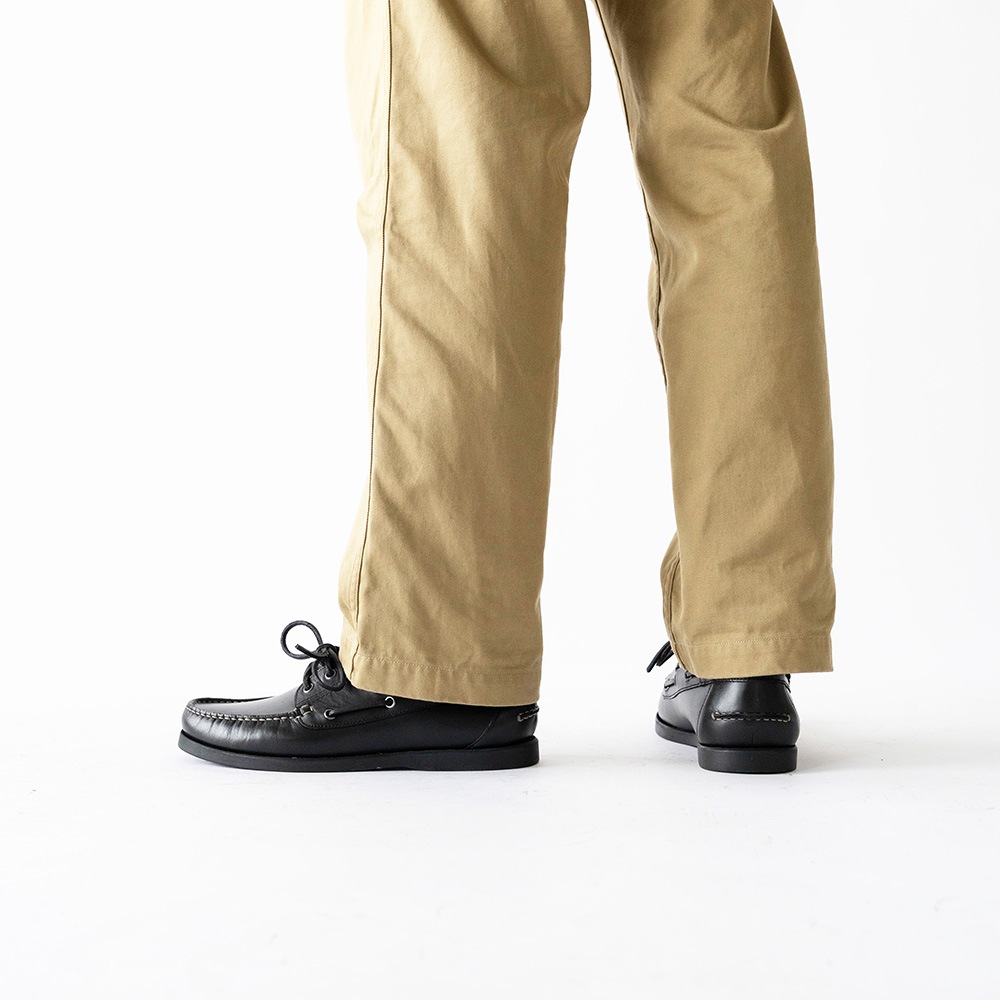 NORFOLK BLACK モカシン デッキシューズ