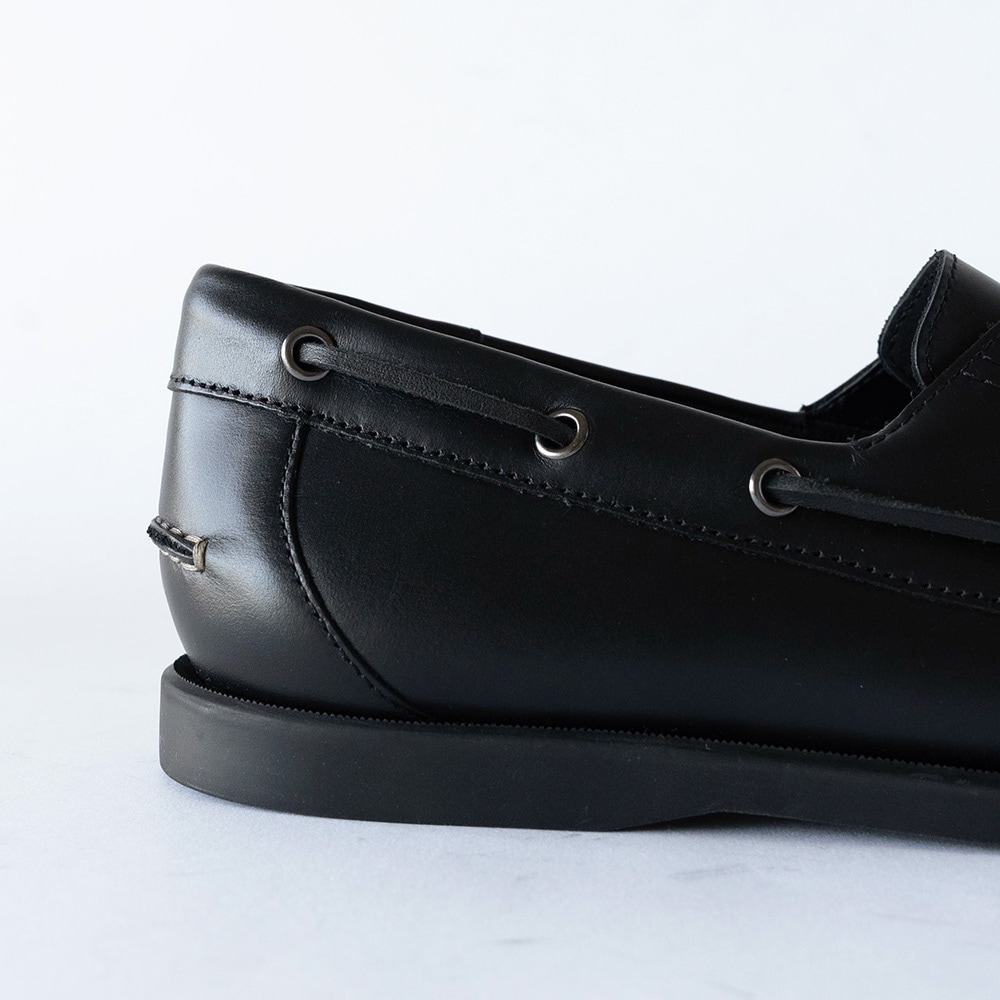 NORFOLK BLACK モカシン デッキシューズ