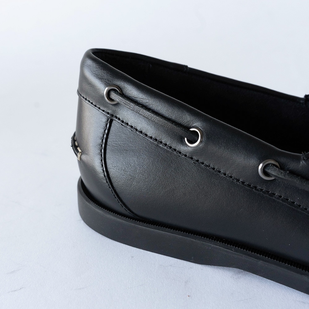 NORFOLK BLACK モカシン デッキシューズ