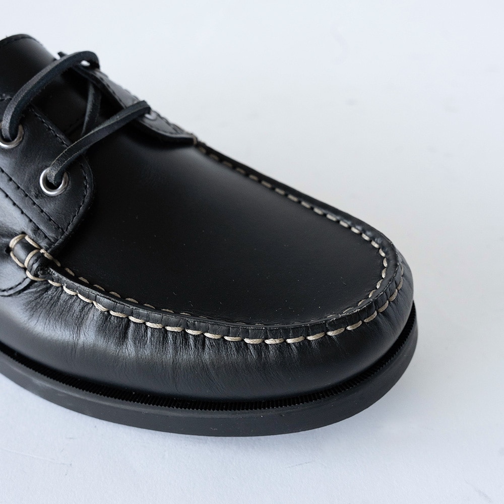 NORFOLK BLACK モカシン デッキシューズ