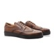 BRODEN COGNAC ビジネススニーカー ウイングチップ