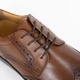 BRODEN COGNAC ビジネススニーカー ウイングチップ