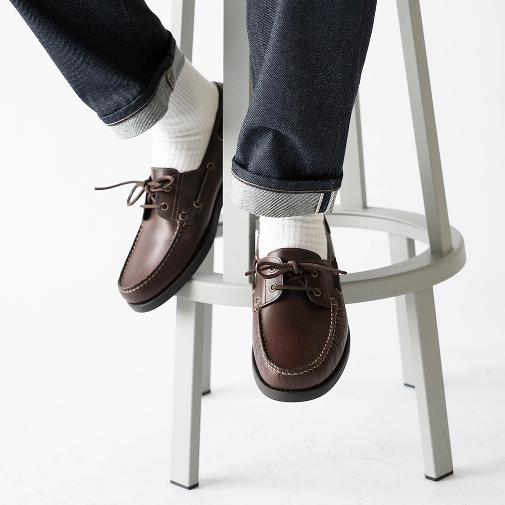 NORFOLK BROWN モカシン デッキシューズ