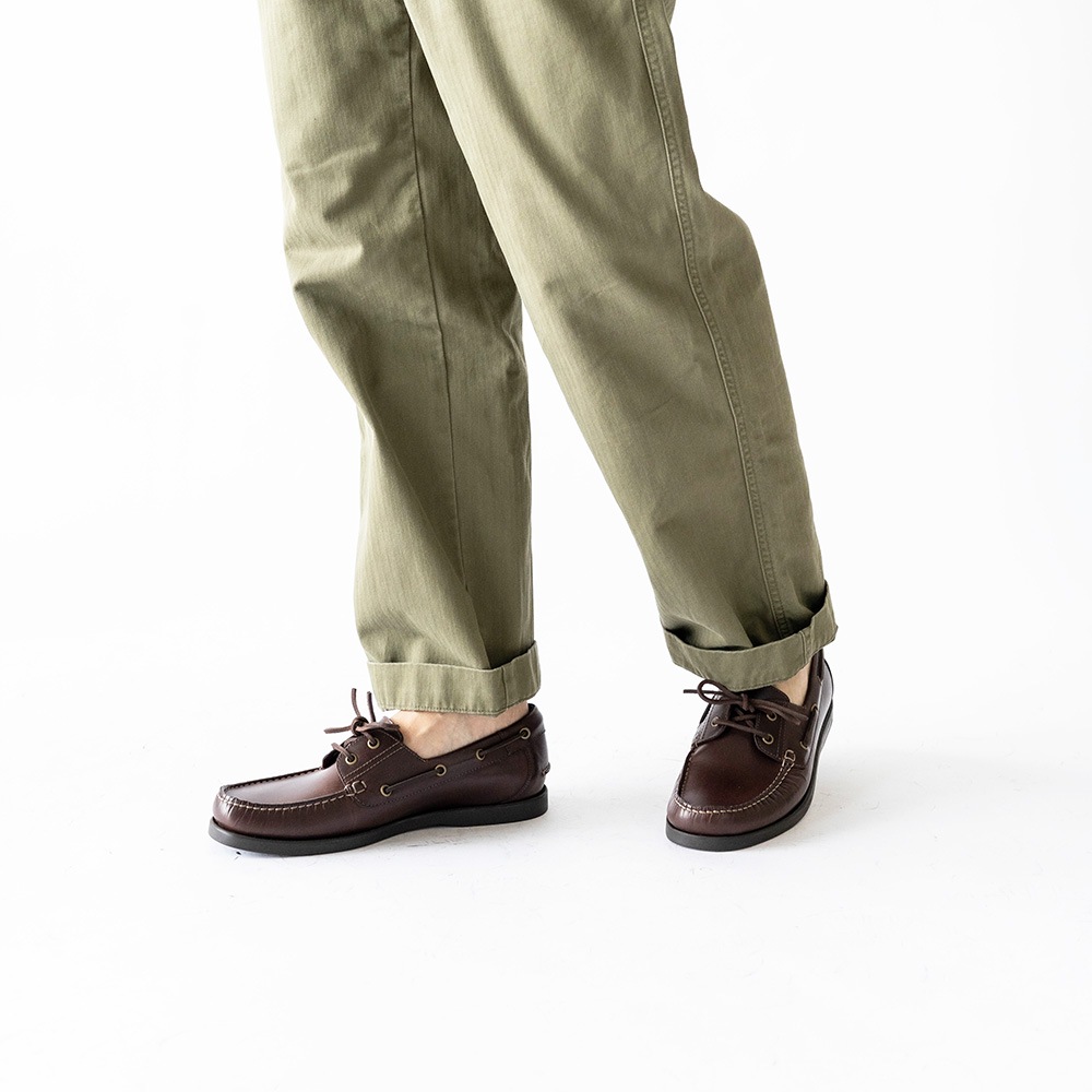NORFOLK BROWN モカシン デッキシューズ