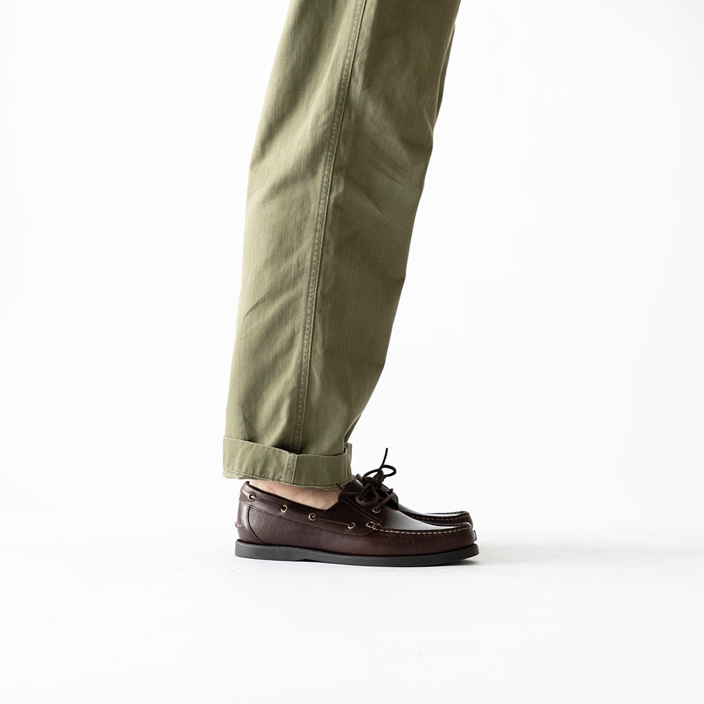 NORFOLK BROWN モカシン デッキシューズ
