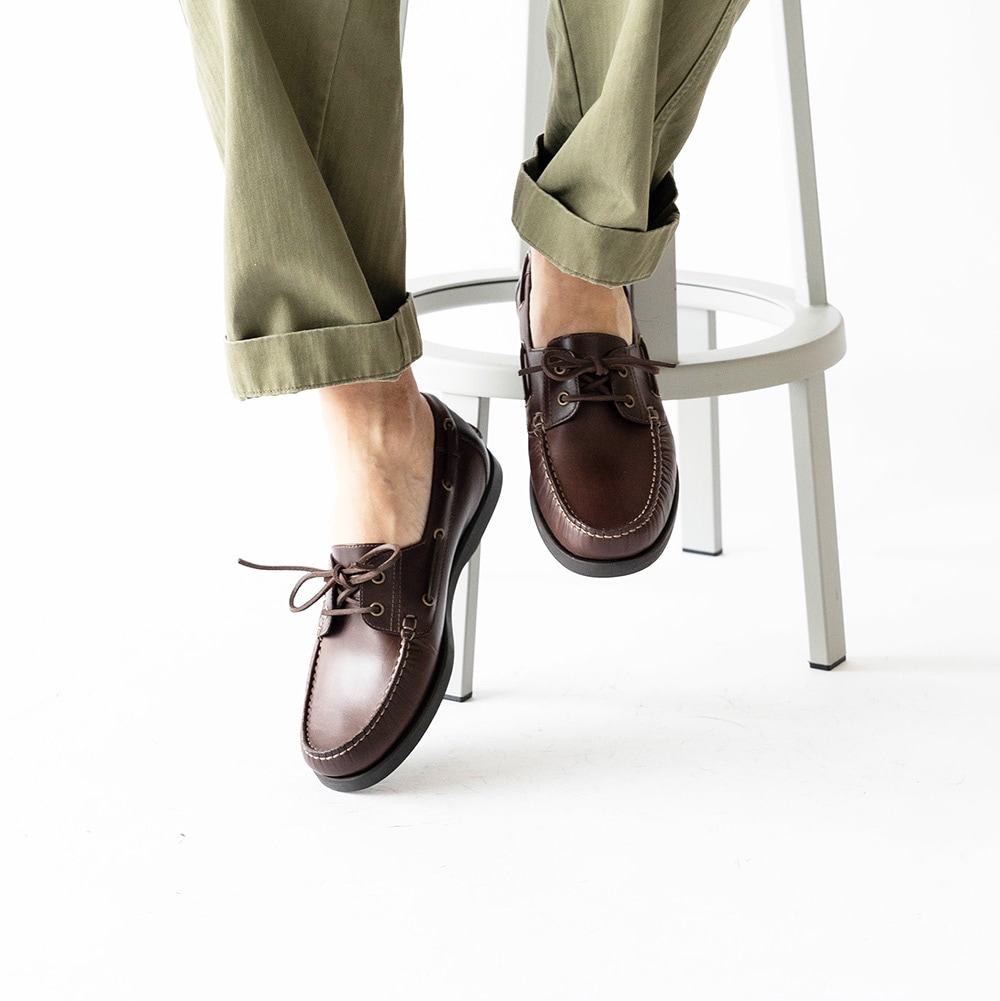 NORFOLK BROWN モカシン デッキシューズ