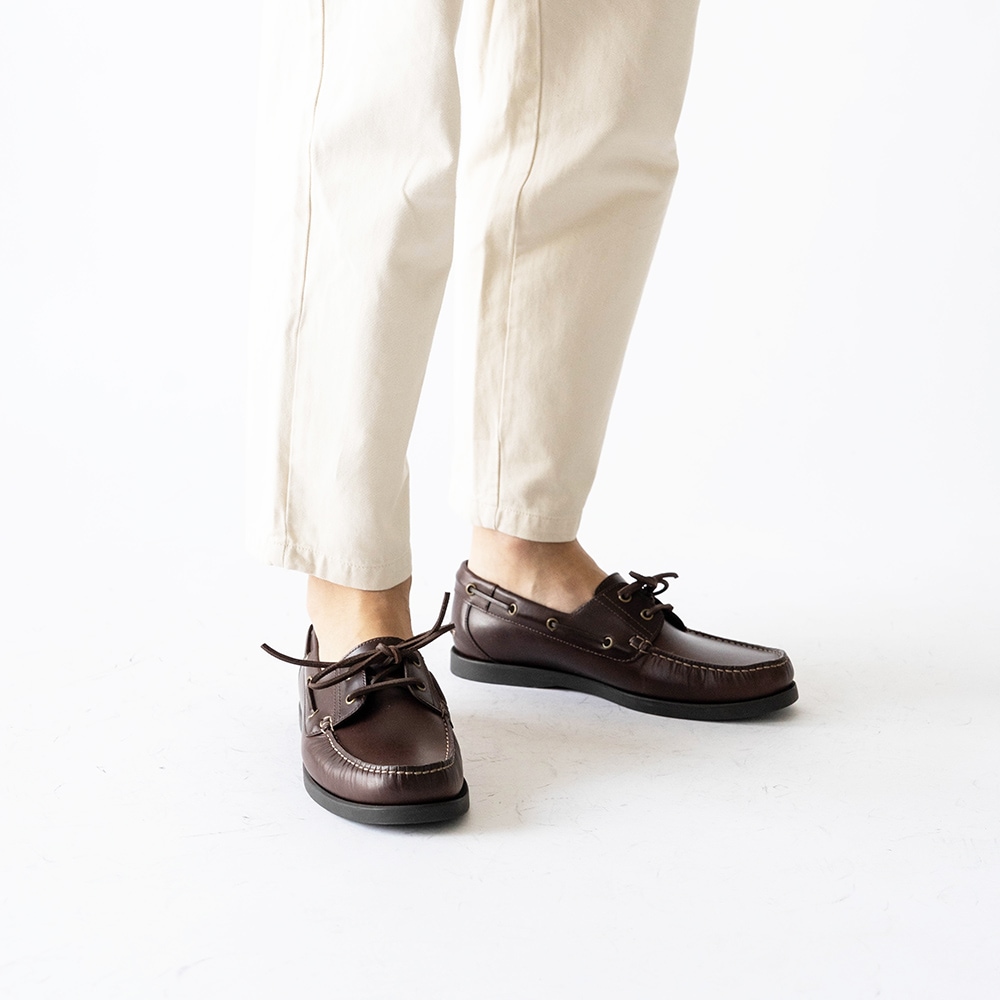 NORFOLK BROWN モカシン デッキシューズ