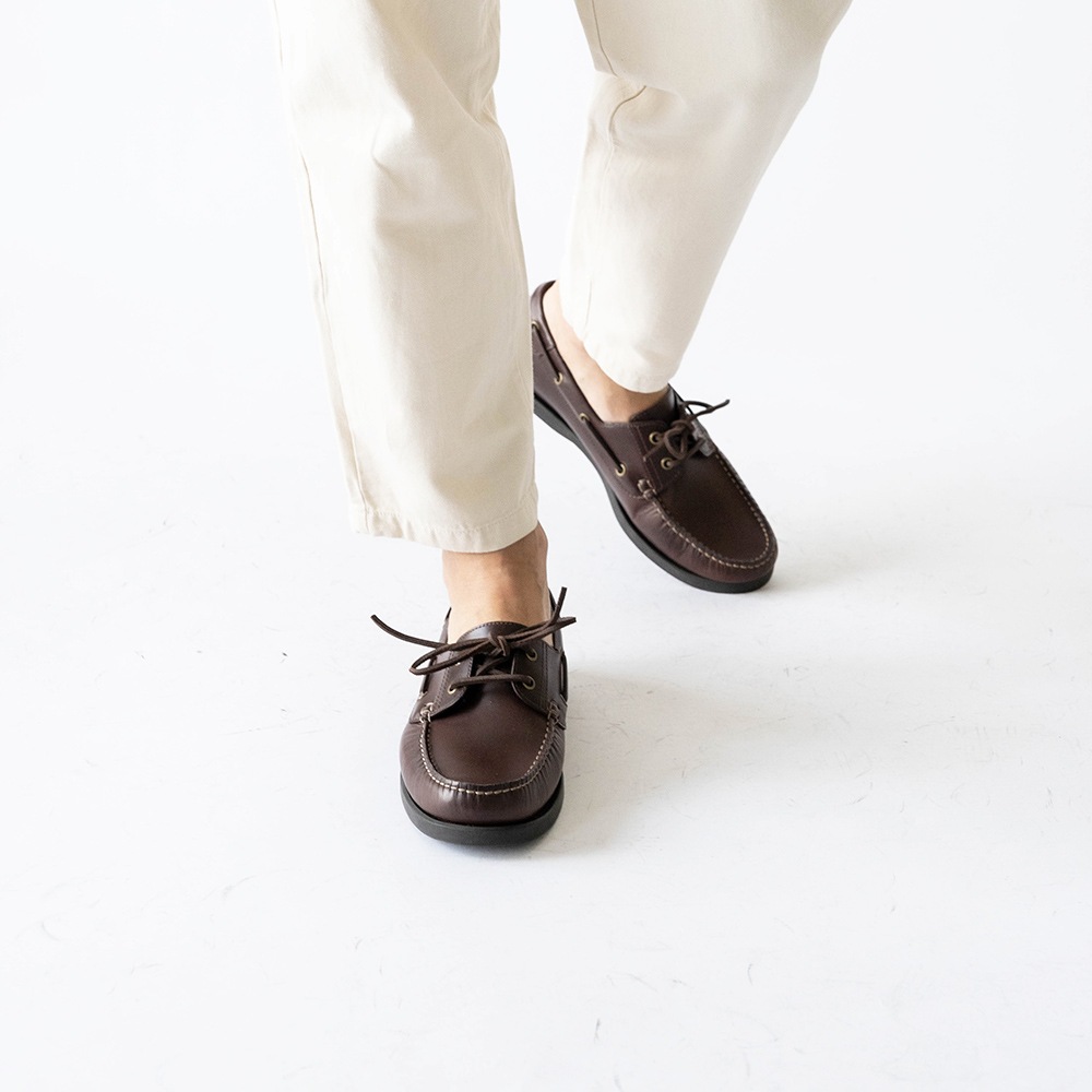 NORFOLK BROWN モカシン デッキシューズ