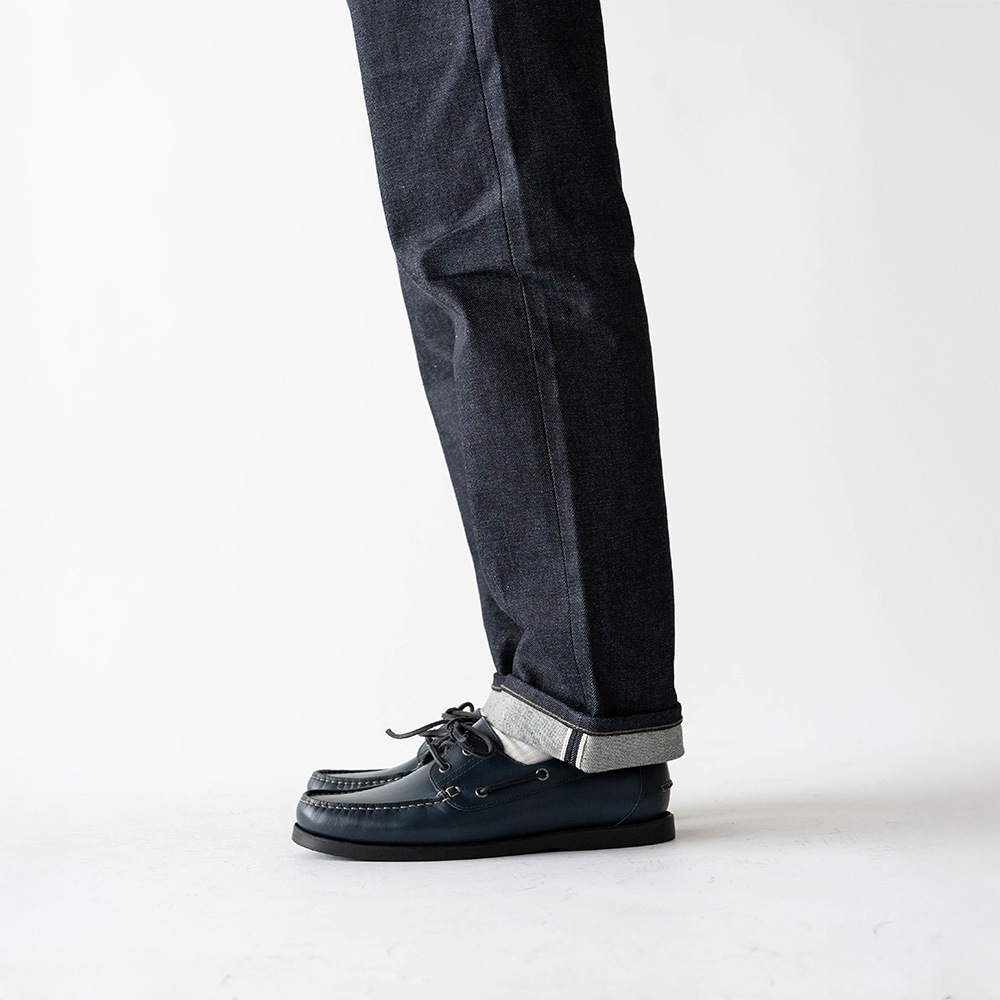 NORFOLK NAVY モカシン デッキシューズ