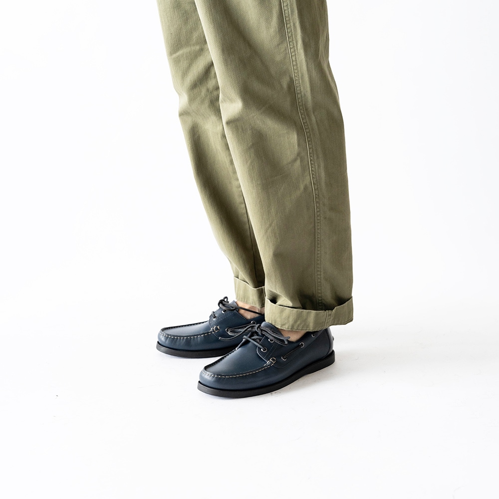 NORFOLK NAVY モカシン デッキシューズ