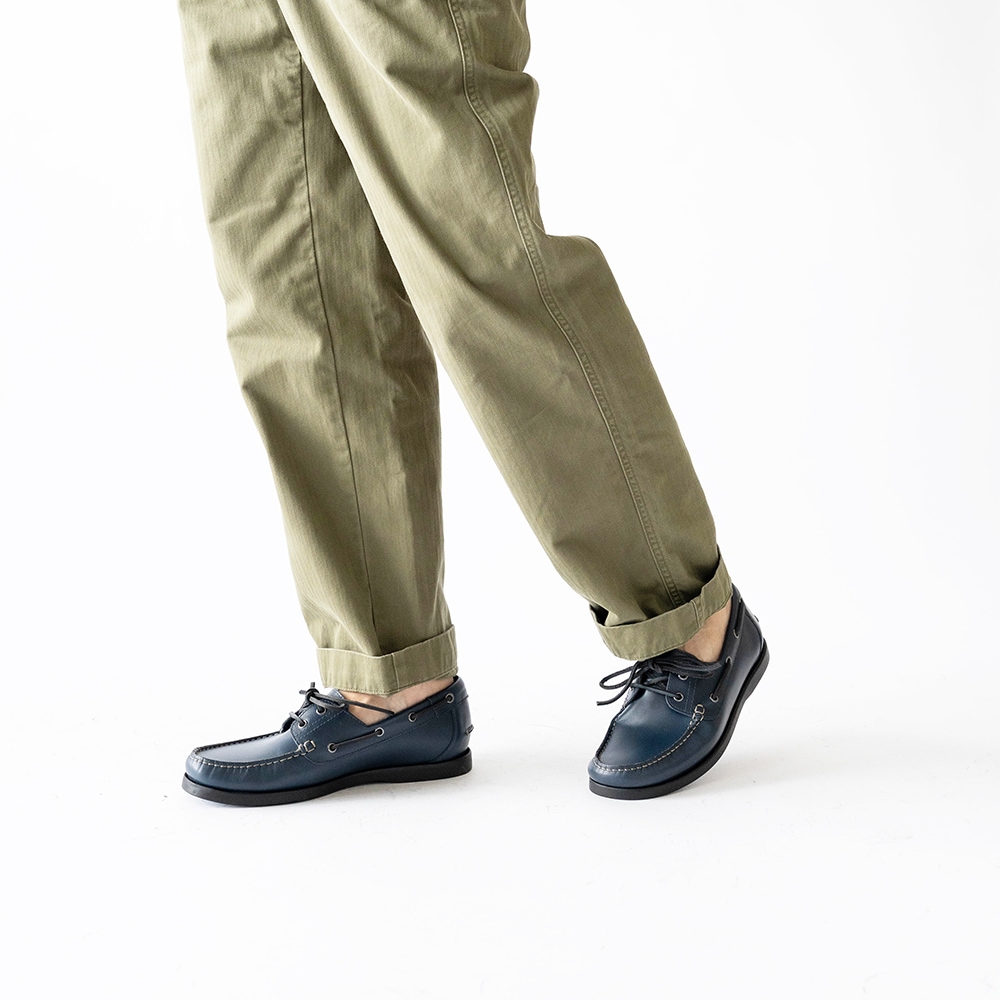 NORFOLK NAVY モカシン デッキシューズ