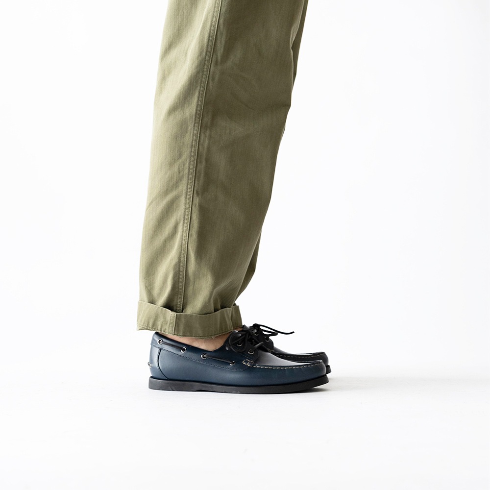 NORFOLK NAVY モカシン デッキシューズ