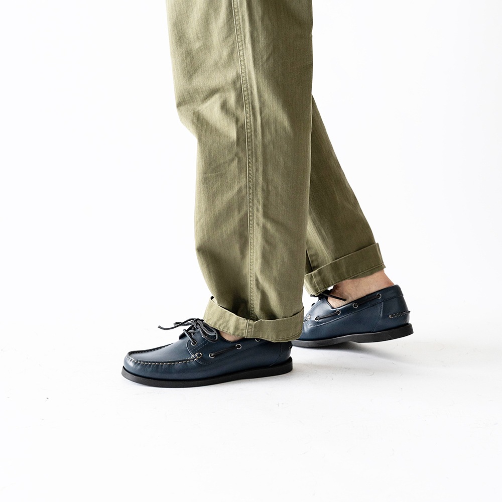NORFOLK NAVY モカシン デッキシューズ
