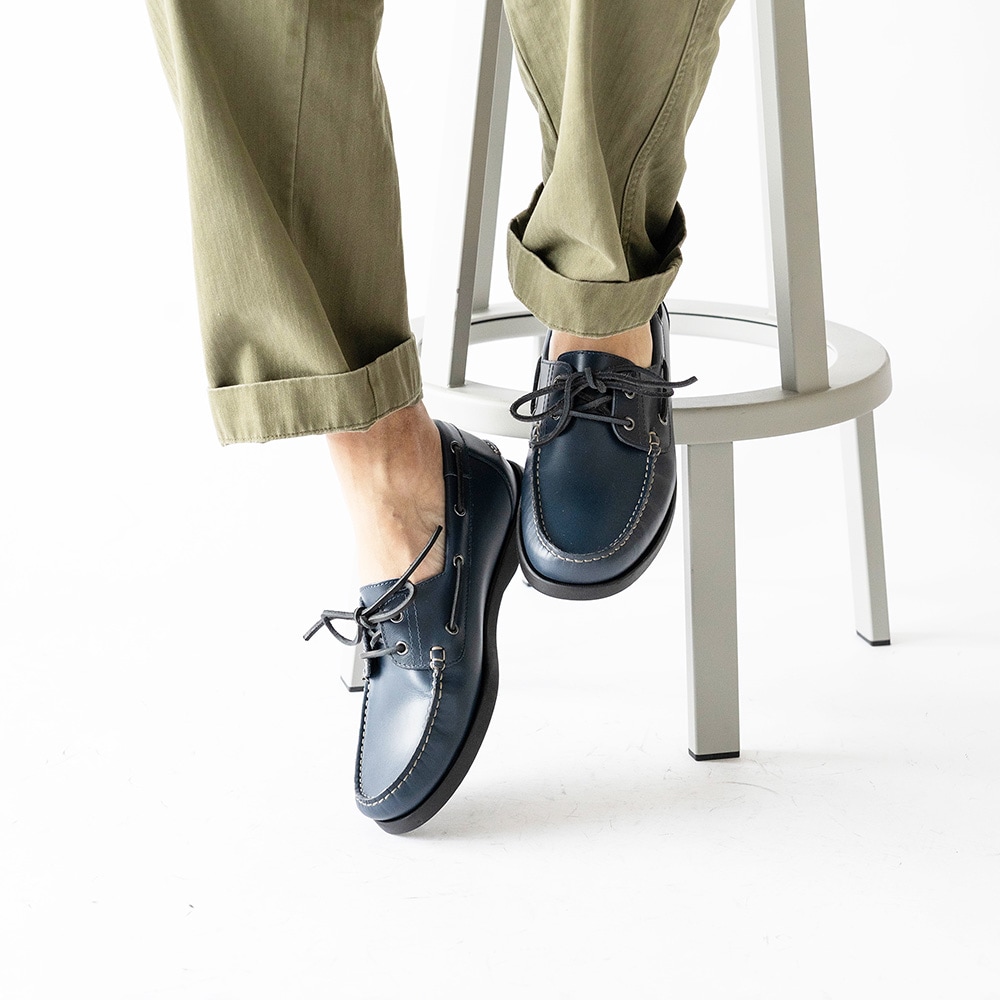 NORFOLK NAVY モカシン デッキシューズ