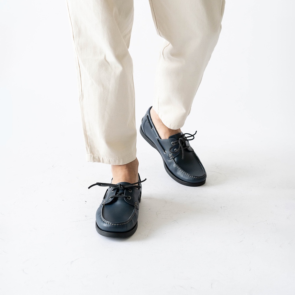 NORFOLK NAVY モカシン デッキシューズ