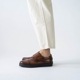 HUBERT COGNAC ビジネススニーカー ダブルモンク