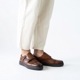 HUBERT COGNAC ビジネススニーカー ダブルモンク