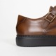 HUBERT COGNAC ビジネススニーカー ダブルモンク