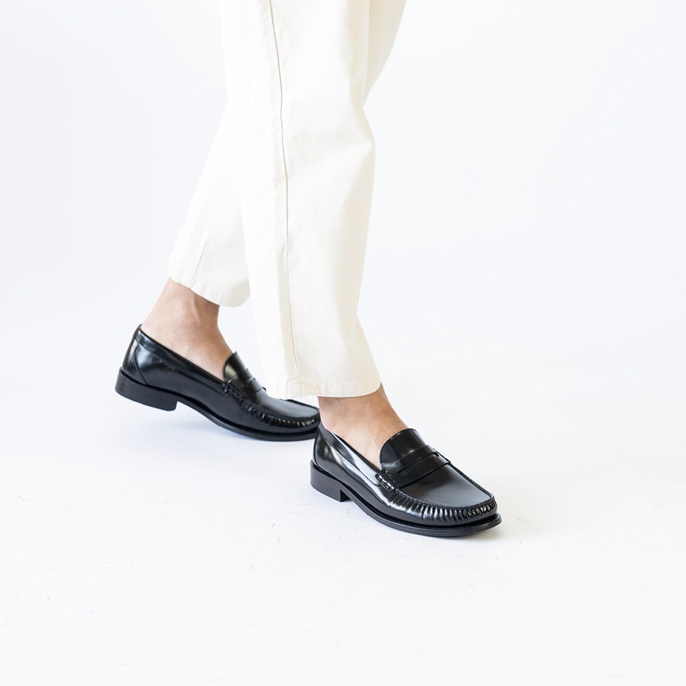CAMBRIDGE BLACK モカシンローファー