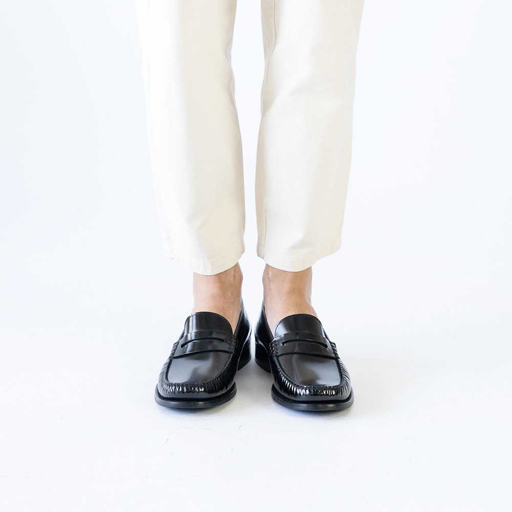 CAMBRIDGE BLACK モカシンローファー