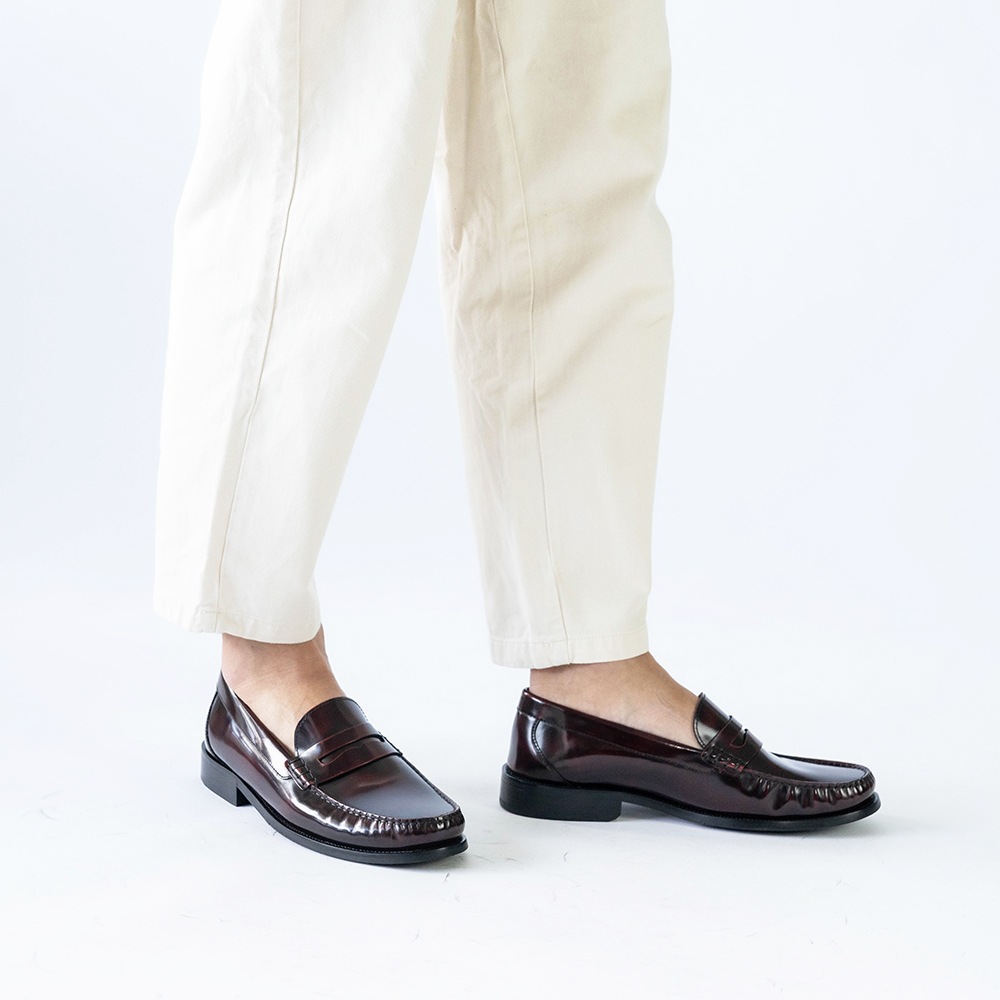 CAMBRIDGE BURGUNDY モカシンローファー