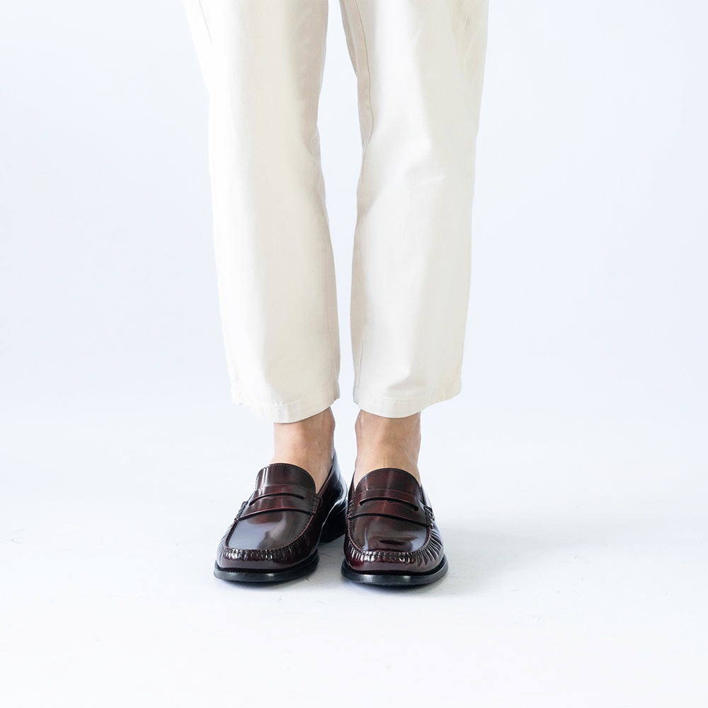 CAMBRIDGE BURGUNDY モカシンローファー