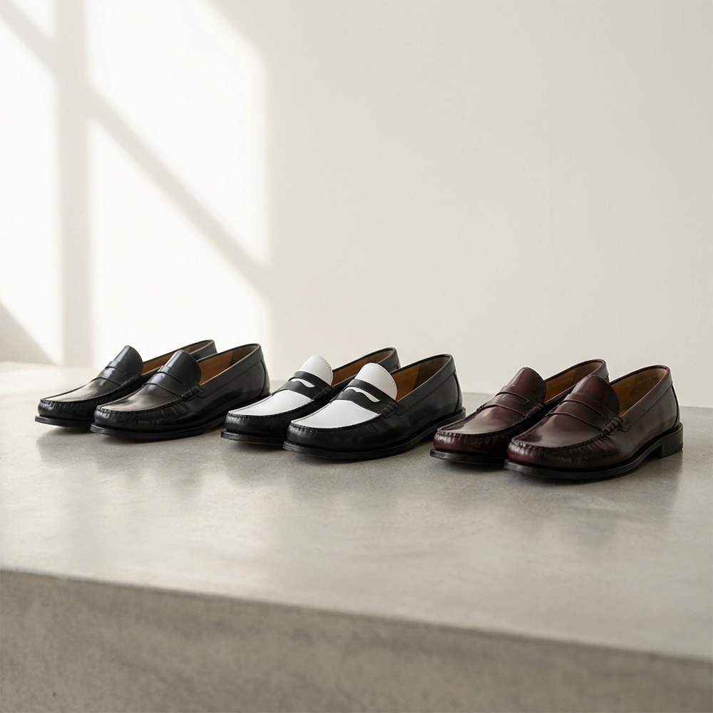 CAMBRIDGE BURGUNDY モカシンローファー