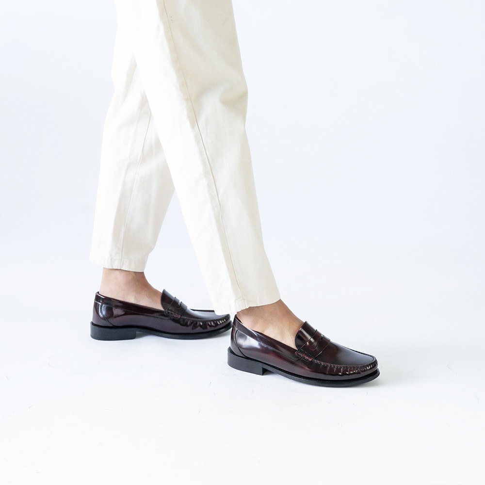 CAMBRIDGE BURGUNDY モカシンローファー