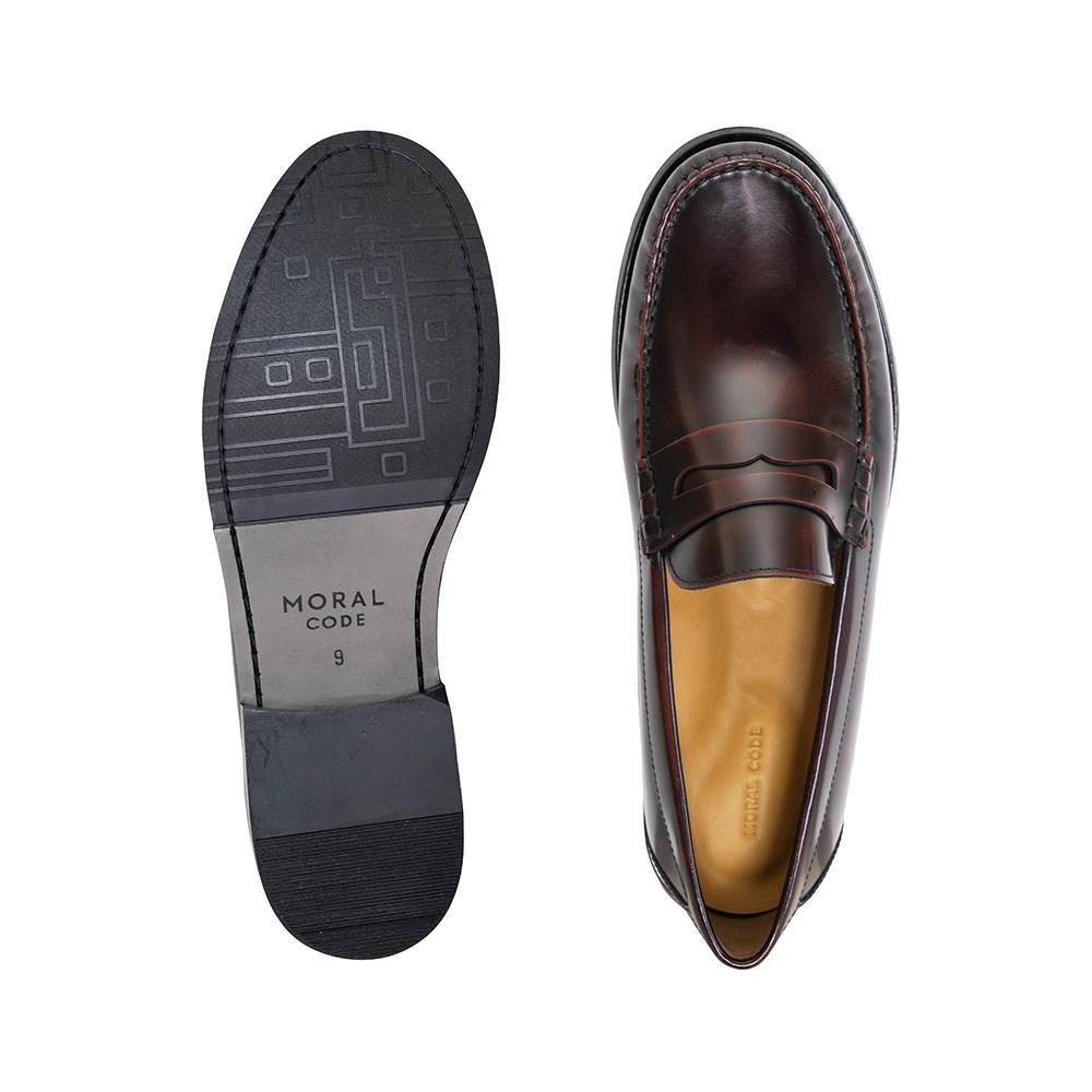 CAMBRIDGE BURGUNDY モカシンローファー