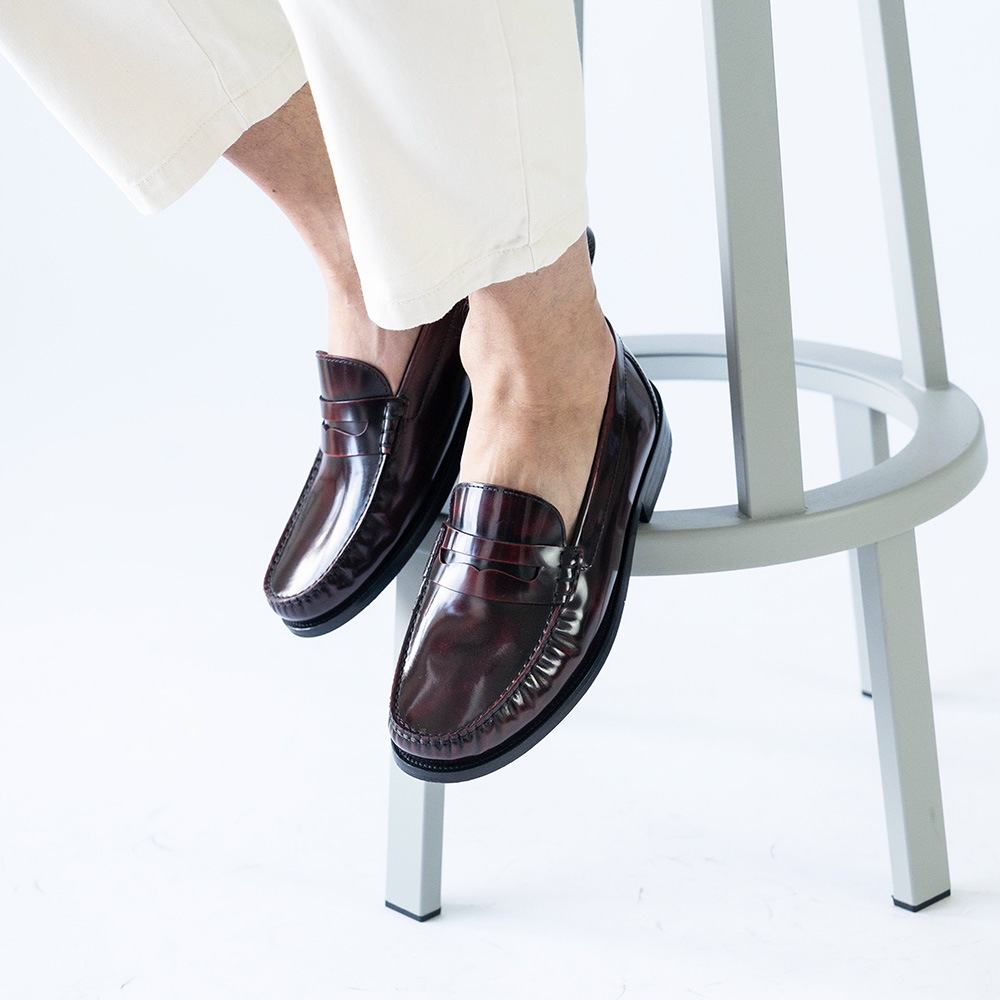 CAMBRIDGE BURGUNDY モカシンローファー