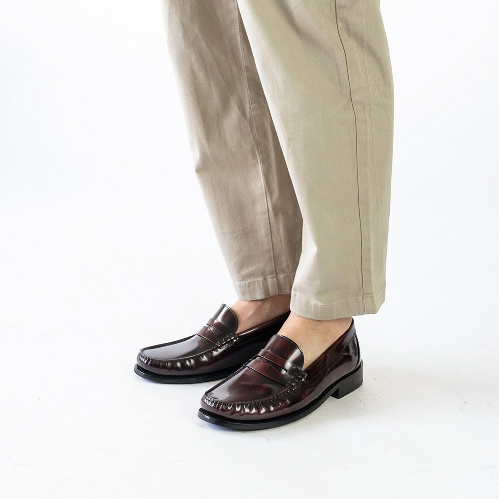 CAMBRIDGE BURGUNDY モカシンローファー