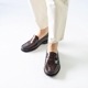CAMBRIDGE BURGUNDY モカシンローファー