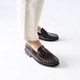 CAMBRIDGE BURGUNDY モカシンローファー