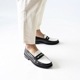 CAMBRIDGE BLACK&WHITE モカシンローファー