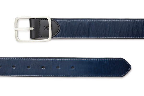 MAXWELL NAVY メンズベルト リバーシブル