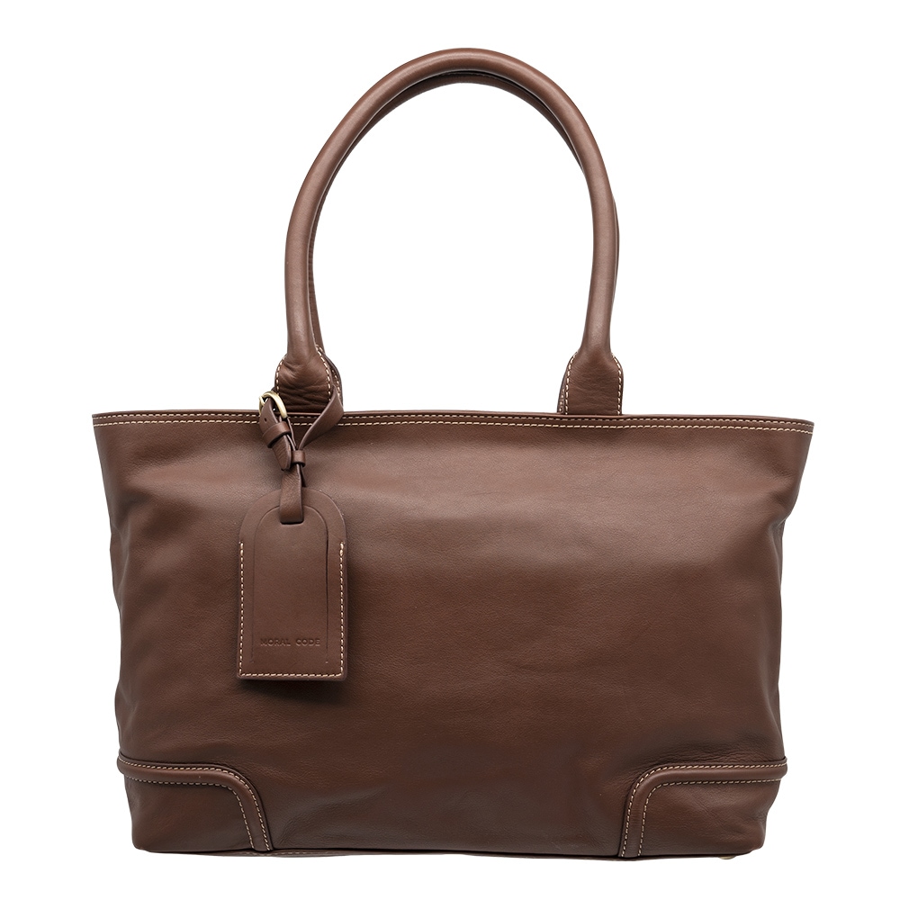 レザートートバッグ ONYX BROWN ブラウン茶 A4サイズ 本革専門店 