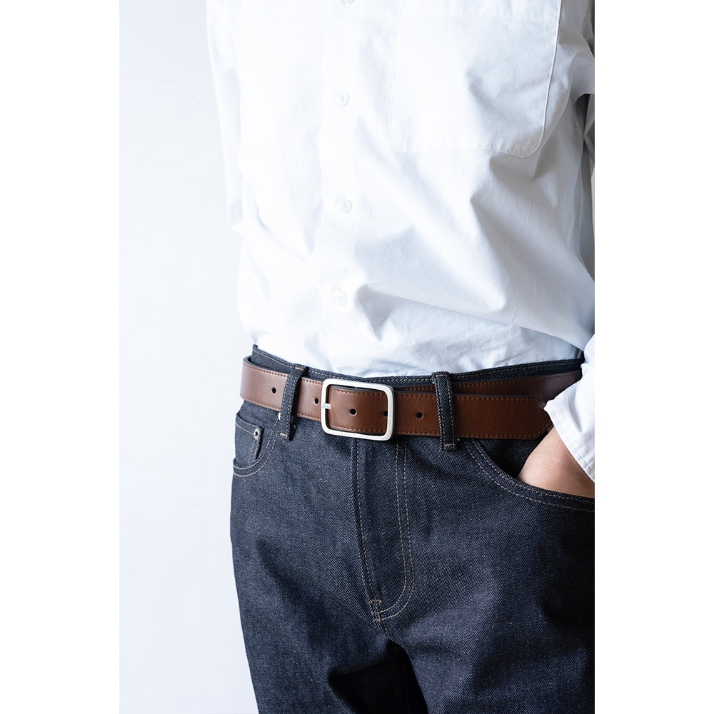 MAXWELL BROWN メンズベルト リバーシブル