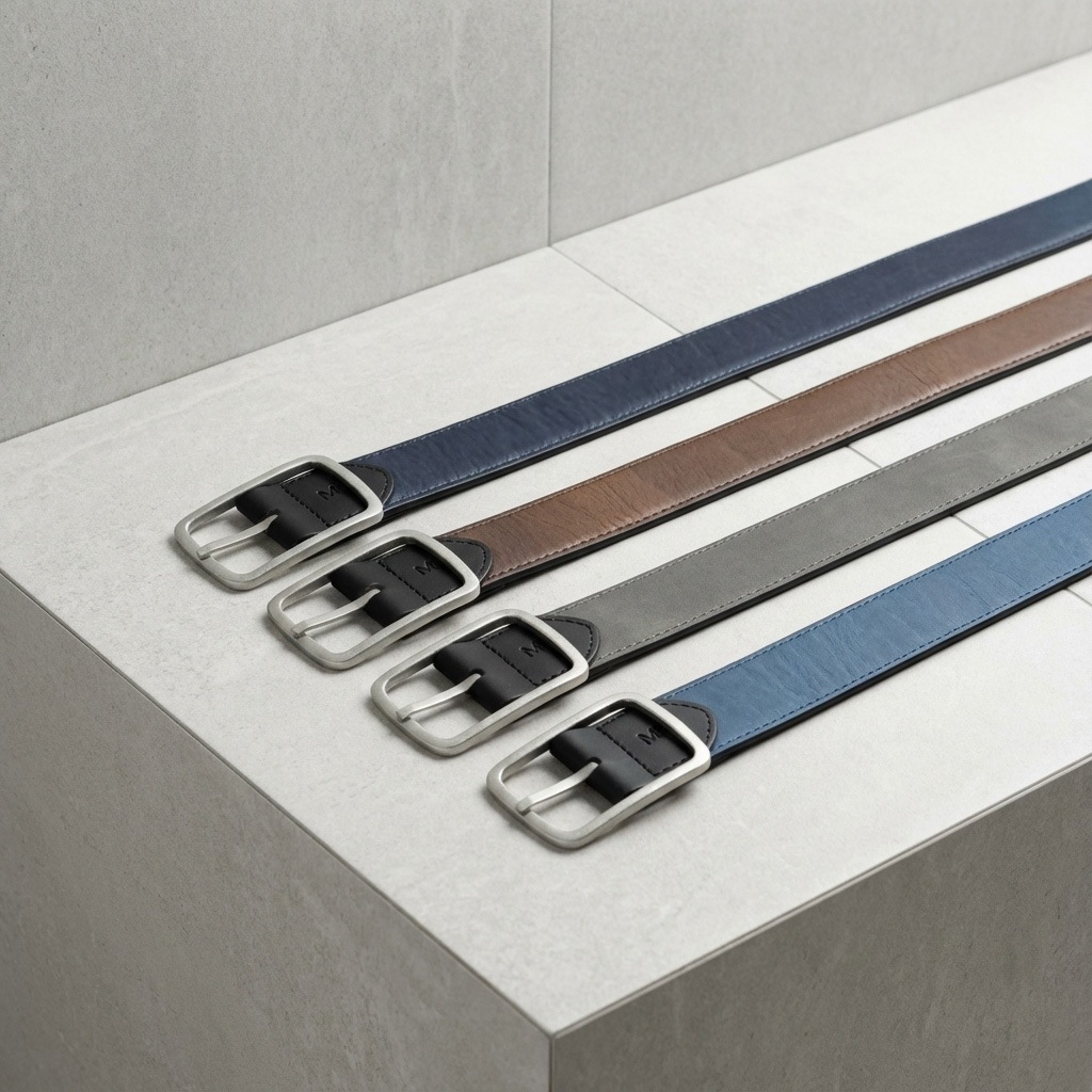 革ベルト メンズ リバーシブル MAXWELL GRAY グレー｜ 【公式】モラル