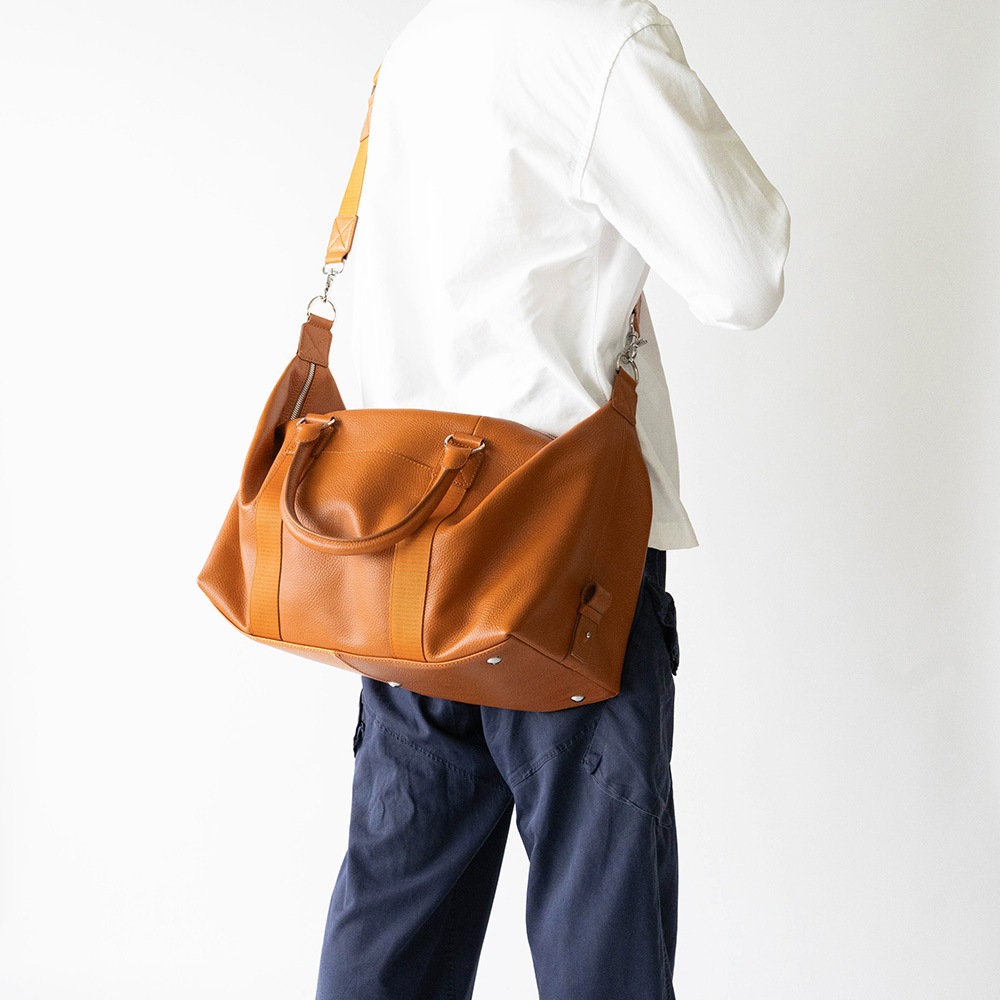 BOSTON COGNAC ボストン ダッフルバッグ