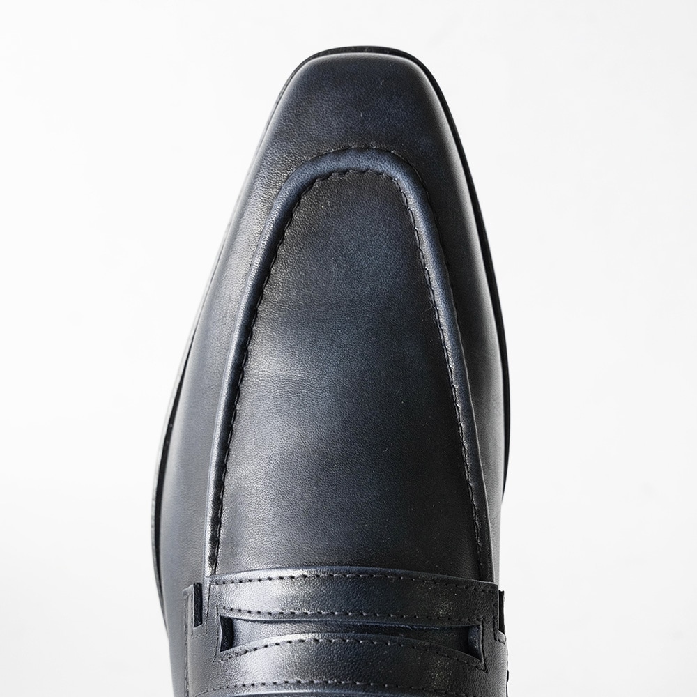 RAMSEY NAVY ローファー ビジネスシューズ