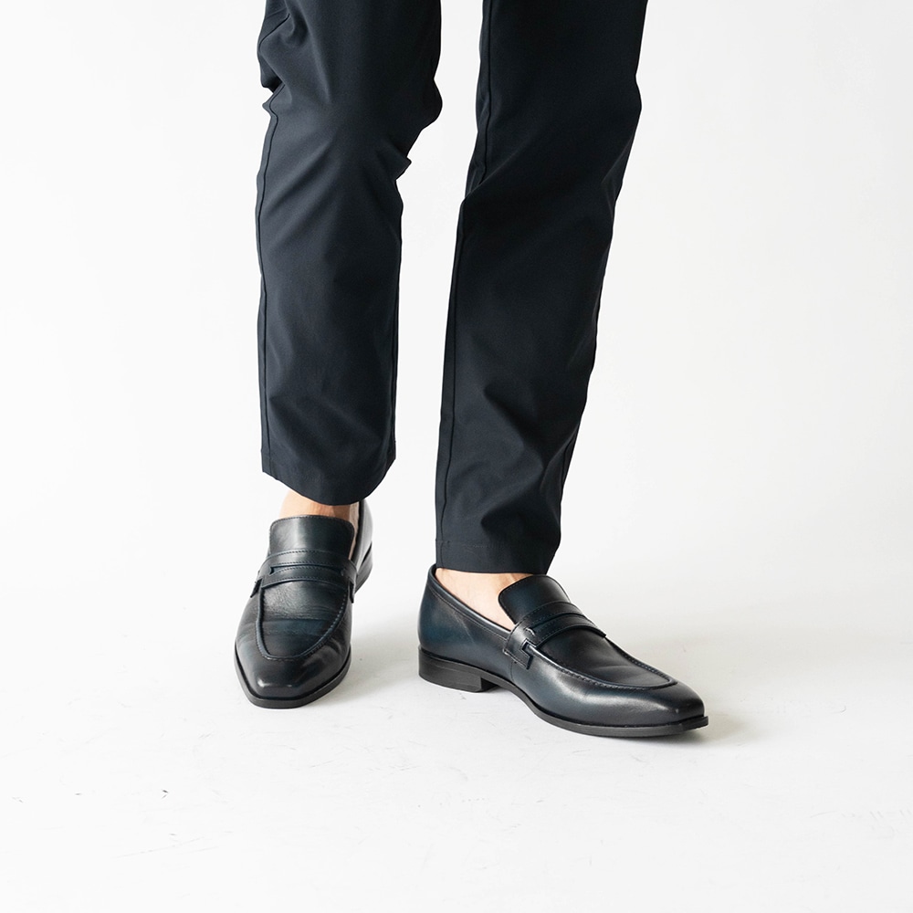 RAMSEY NAVY ローファー ビジネスシューズ